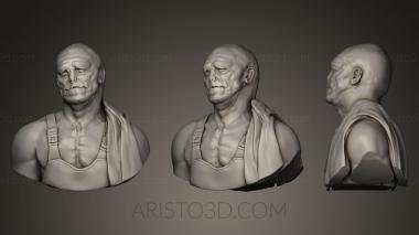 Busts of heroes and monsters (BUSTH_0261) 3D model for CNC machine